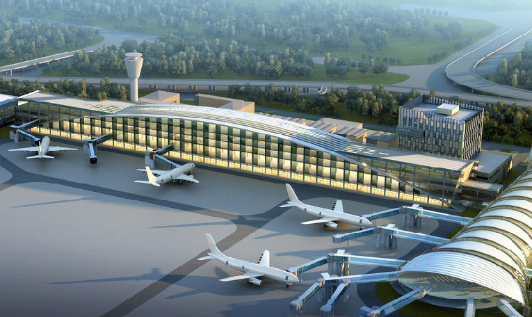 嘉兴机场正在改建,年旅客吞吐量145万人次,货邮吞吐量
