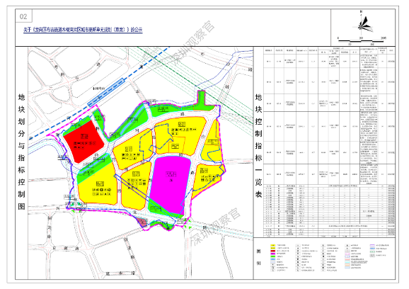 深圳市龙岗区布吉街道木棉湾片区城市更新单元规划(草案)的公示