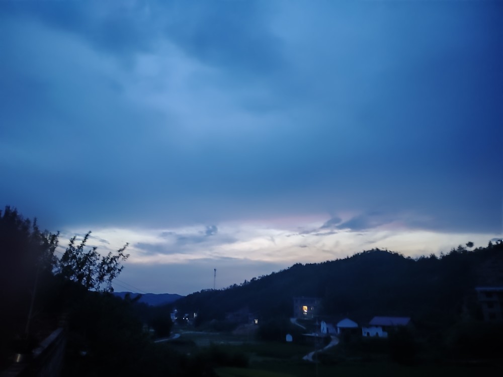 这样的乡村夜景,你爱了吗?
