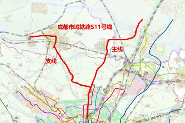 2021版成都地铁规划(市域铁路s11号线)