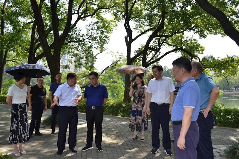 7月15日,郴州市城市管理和综合执法局党组书记,局长袁少雄一行7人