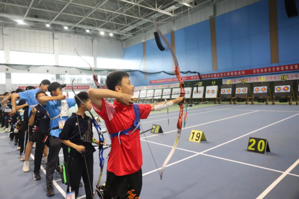2021年河南省u14青少年射箭室内锦标赛在南阳开赛