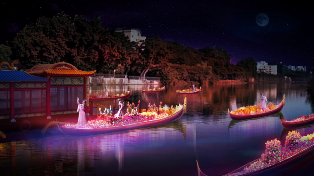 梦里水乡花月夜效果图
