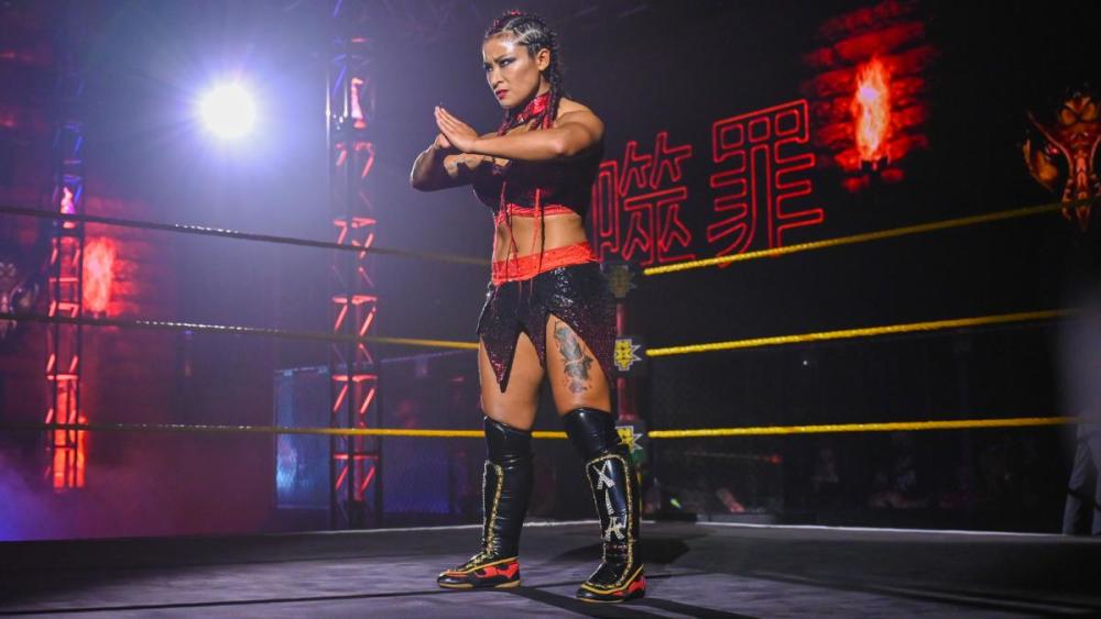 外媒wwe中国女将李霞参加了本周的smackdown非播出比赛