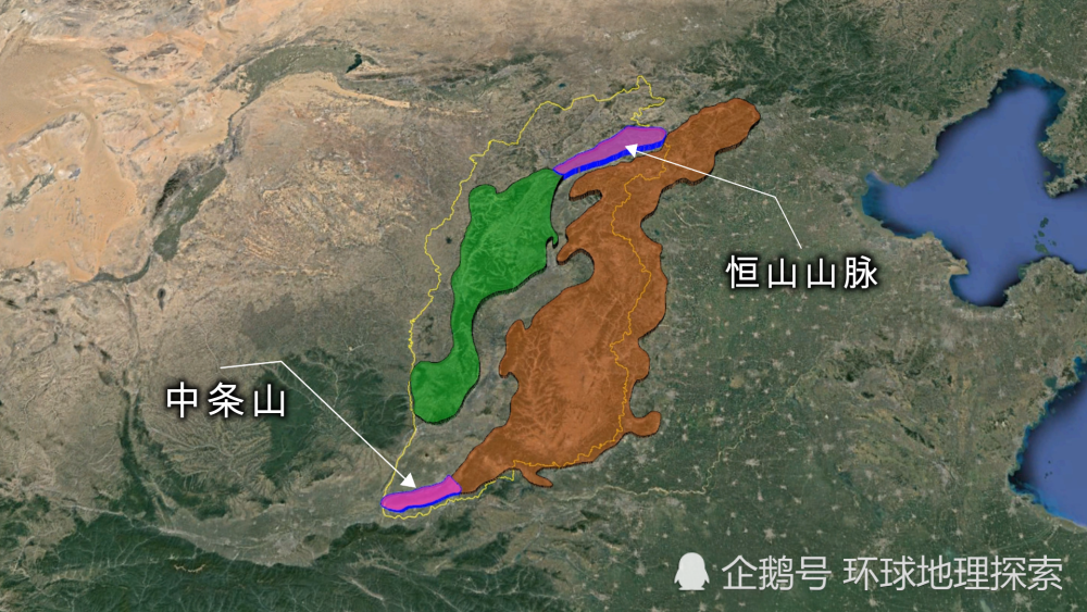 山西地形轮廓大致呈平行四边形,自古有着表里山河的称号,两山夹一川