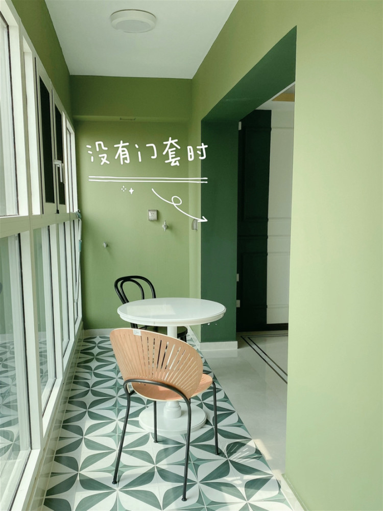 10w浏览的法式阳台|推拉门改造软装小心机