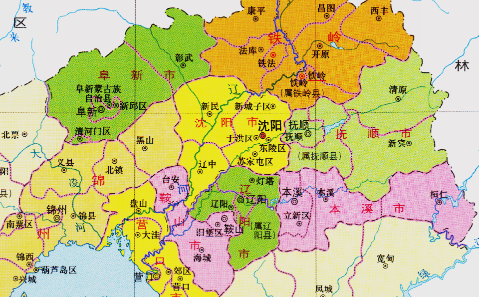 辽宁省的区划调整14个地级市之一沈阳市为何有13个区县