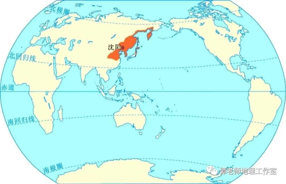 纬度位置:北纬35°—55°的大陆东岸.