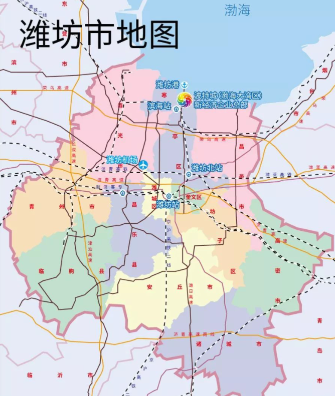 山东省的区划调整16个地级市之一潍坊市为何有12个区县