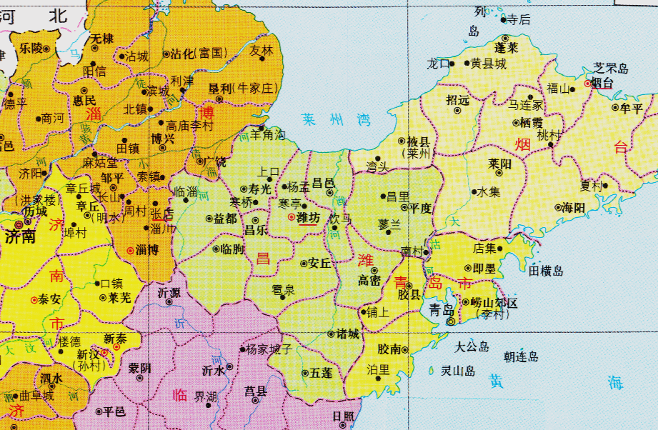 山东省的区划调整16个地级市之一潍坊市为何有12个区县