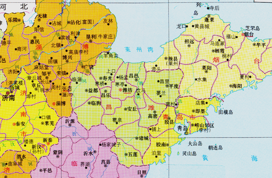 山东省的区划调整,16个地级市之一,潍坊市为何有12个区县?