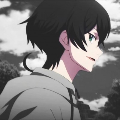 优质动漫男头 黑色系 有些事一开始就是错的,可只有到最后才不得不