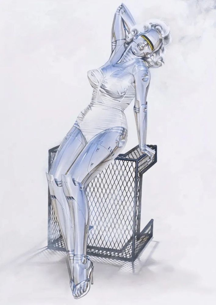 至今的创作,最近又落地广州 k11 呈现了「空山基鲨鱼领域」全球首展览