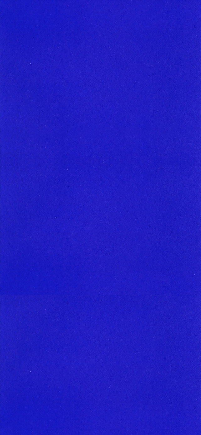【壁纸】klein blue 克莱因蓝!