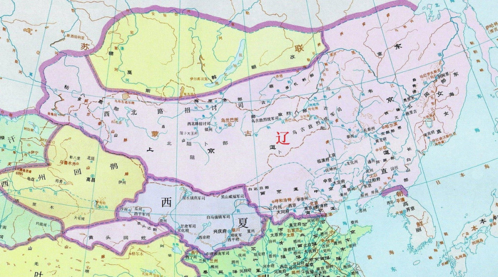 辽朝疆域图