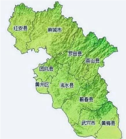 武汉城市圈:黄冈各县市区经济实力,用麻城市做对比情况又是如何