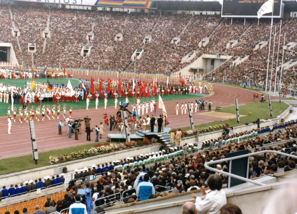 1980年7月19日,第22届夏季奥运会开幕式在苏联首都莫斯科举行.