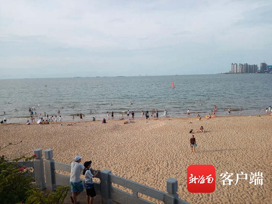 有危险!海口西秀海滩海域禁止下海游泳