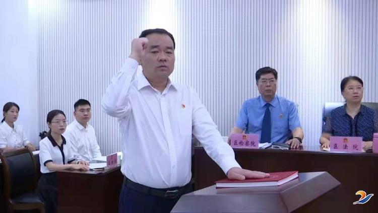 胡友涛同志任周口市川汇区人民政府副区长,代理区长