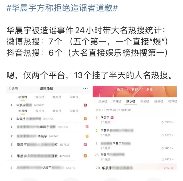 "七年女友"骂网友是蠢蛋,华晨宇被造谣实惨