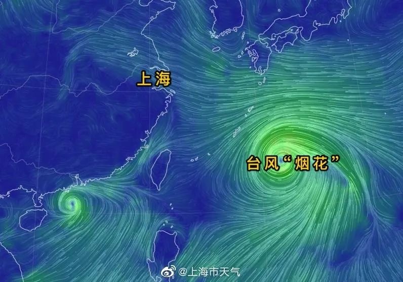 上海周四起将受台风"烟花"外围影响,多雷阵雨,风力增大