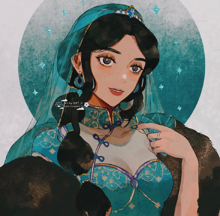当迪士尼公主穿上旗袍,每一位都充满韵味,绝对有你喜欢的一款
