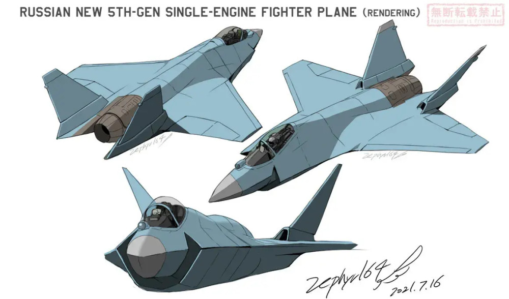 俄罗斯神秘18吨级隐身单发战斗机揭幕,成为全球第三个拥有两款五代机