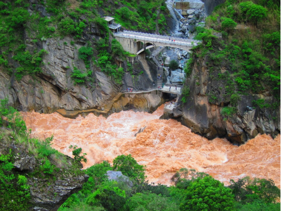 云南丽江旅游必去景点推荐虎跳峡低音号导游