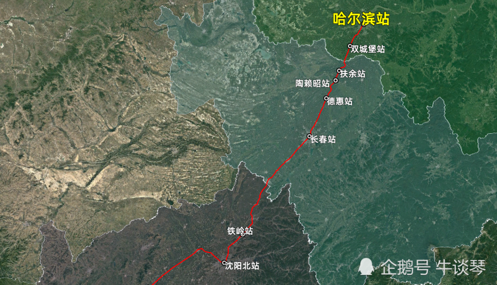t182次列车运行线路图:武汉汉口开往哈尔滨,全程2467公里