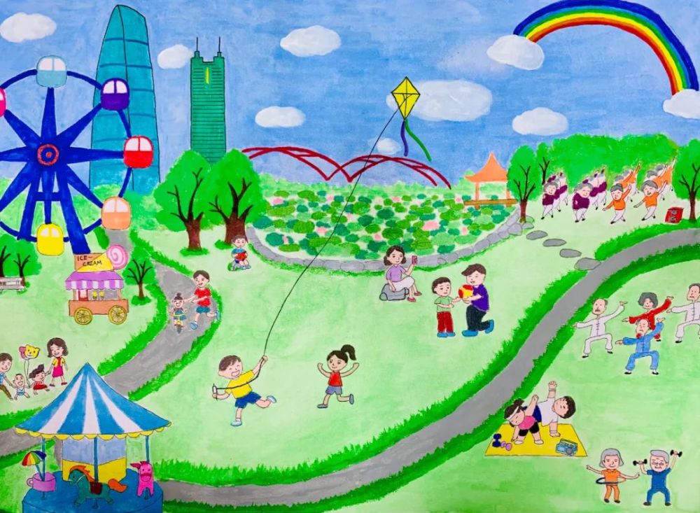 超清凉的深圳夏日绘画?拿来吧你!