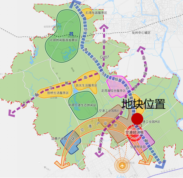 化州粤西空港经济区最新规划图震撼曝光!这俩地方要特别关注