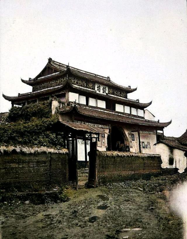 老照片1907年浙江杭州历史情景看下变化有多大