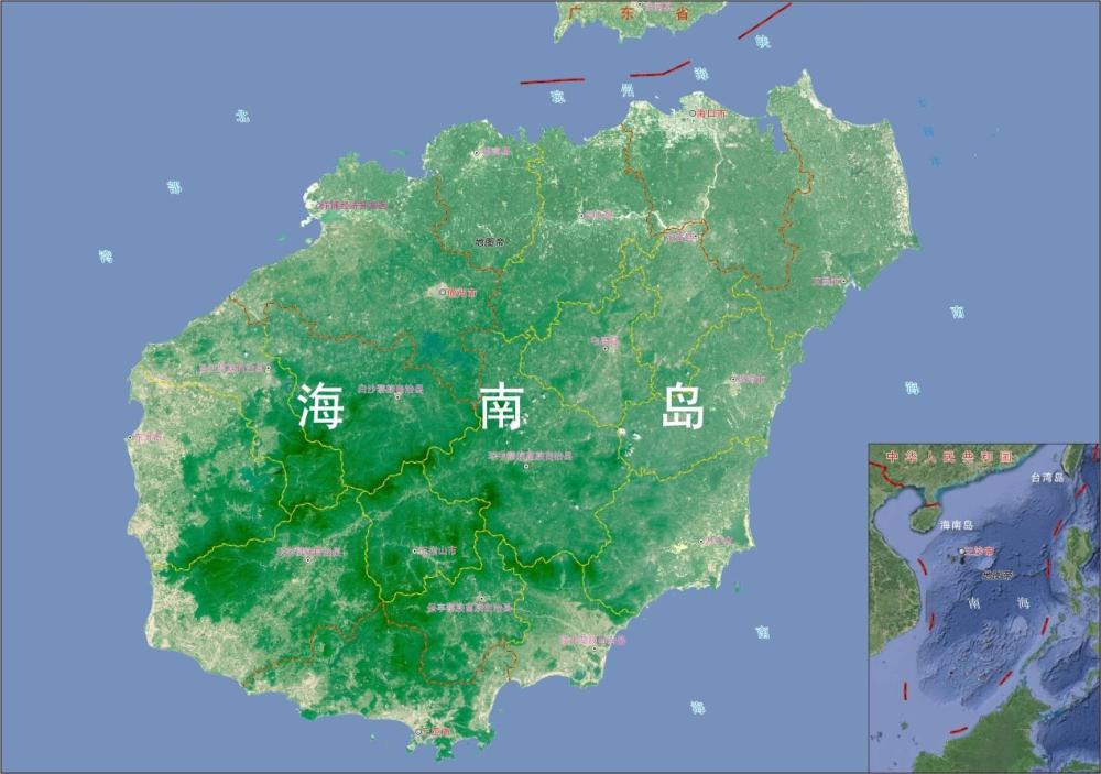 《中国国家地理》按照降雨量,把海南分了5个区域: 1,北部,包括海口