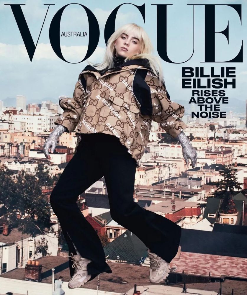 billie eilish 登《vogue》杂志表示为过去的自己羞愧!