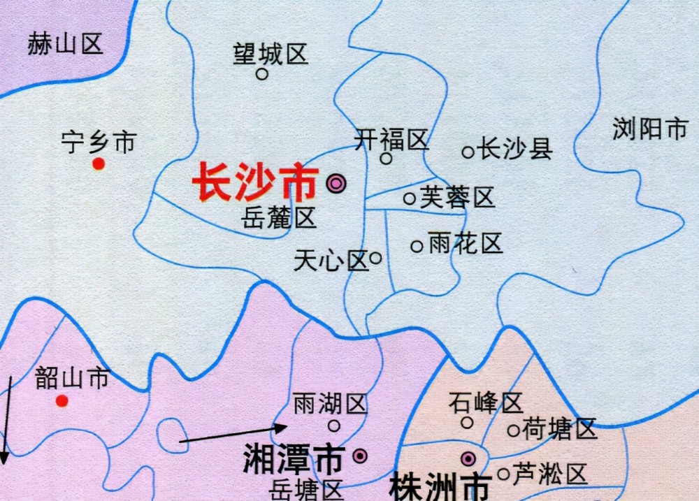 湖南省的区划调整,13个地级市之一,长沙为何有9个区县
