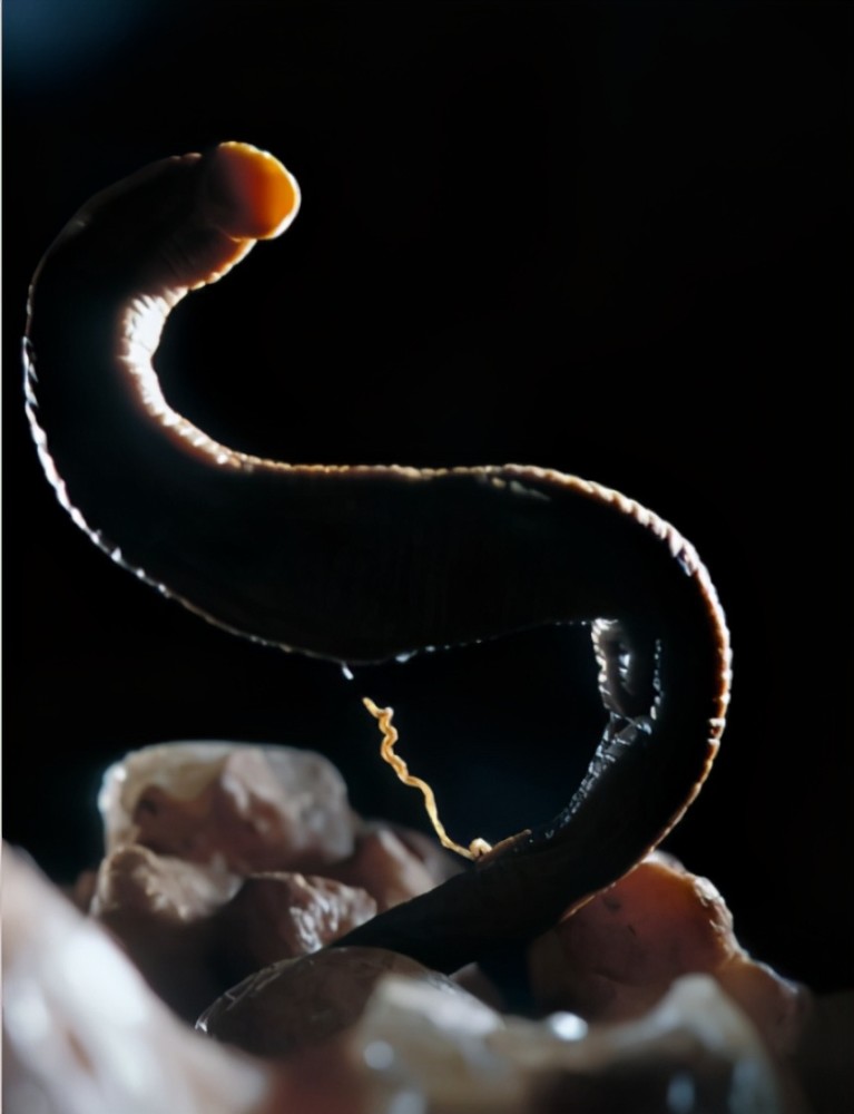 洞穴水蛭 这种水蛭在明显没有血可吸的环境中生存了百万年,不得不说是
