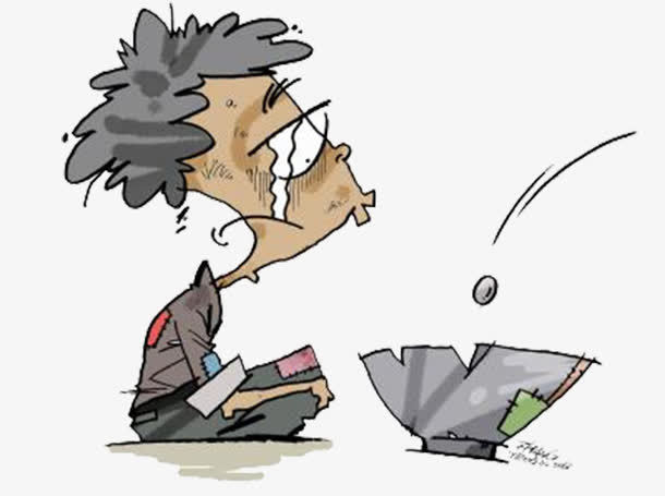 "老刘是个很敏感的人,听了这话,感觉自己就像个臭要饭的乞丐一样,慌忙