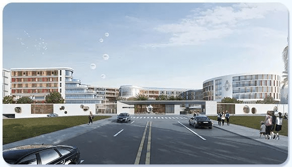 实验学校(光明)原名楼村中学,位于新湖街道楼村社区公常路 南侧,占地