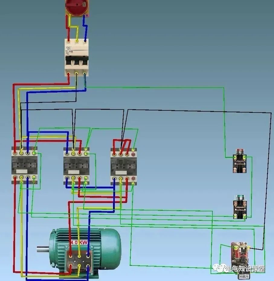 是现代电机起动及消防风机联动控制常用方法,但是如果对原理不清楚