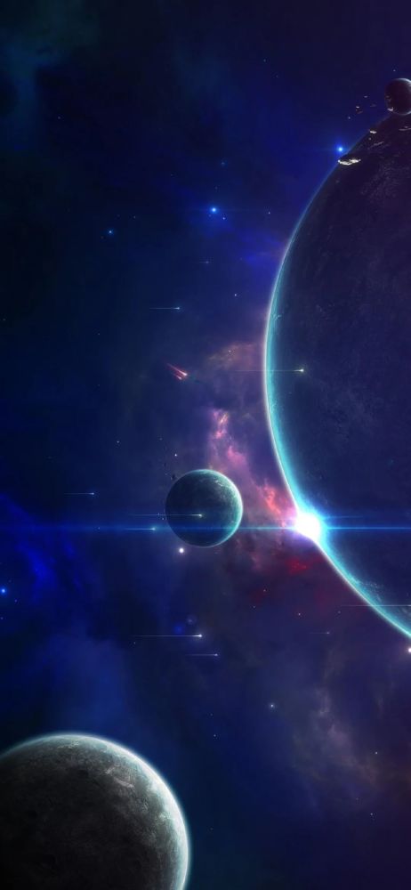 手机壁纸丨梦幻星空壁纸,宇航员壁纸