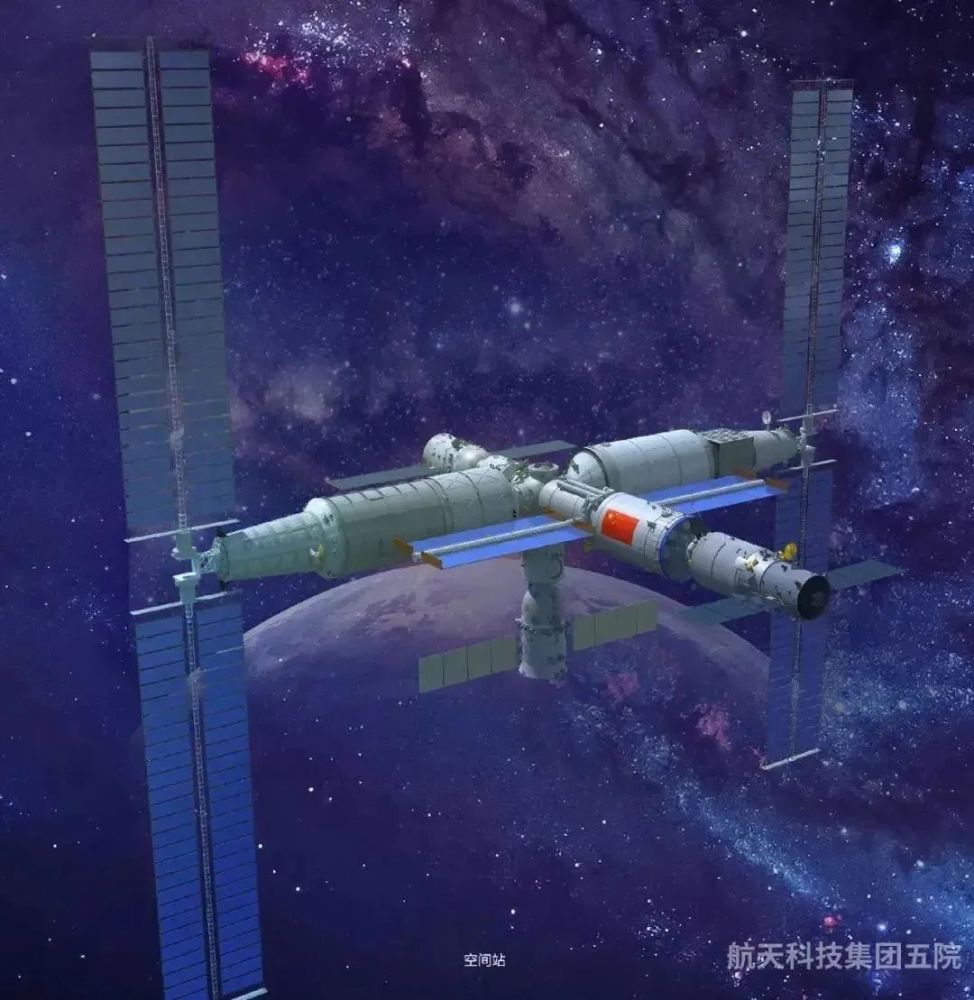 它的体积和重量还会再度变大 亮度也会更高 按照中国空间站的飞行轨迹