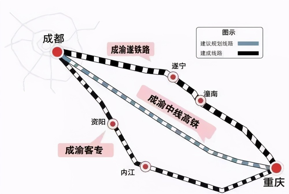 重庆到成都又要建高铁了!时速或达400公里,两城通勤缩