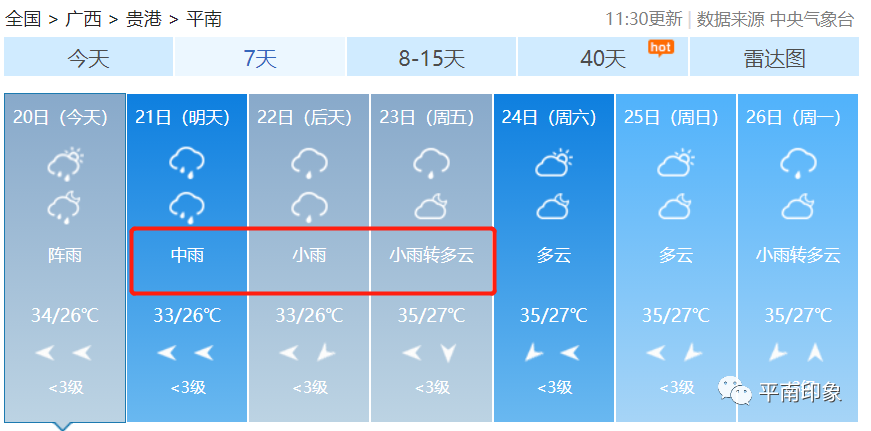 第7号台风"查帕卡"生成,局部暴雨 短时雷暴大风来袭广西!平南天气