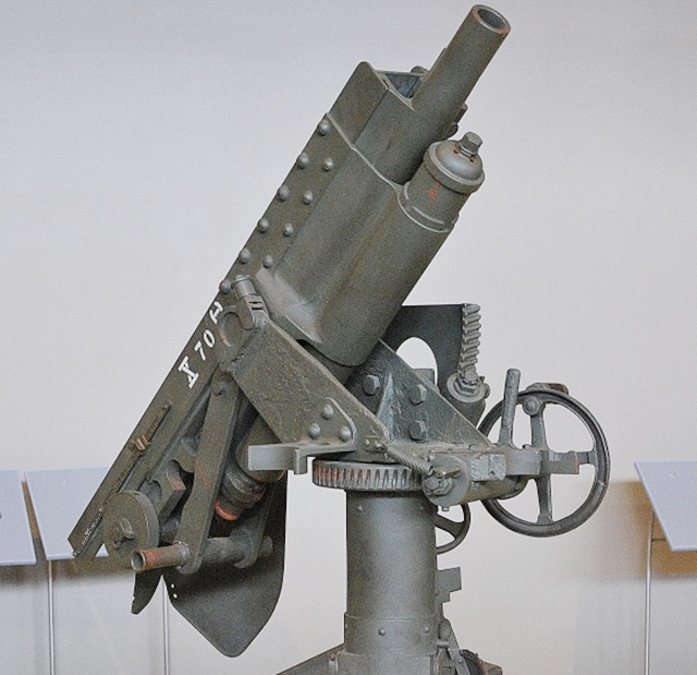 一战德国sockleflak高射炮,有点"胖"的高射炮