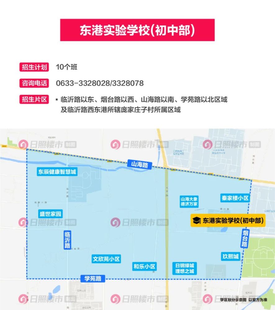将日照钢铁中学和泰安路中学纳入北京路中学教育集团;将天津路中学