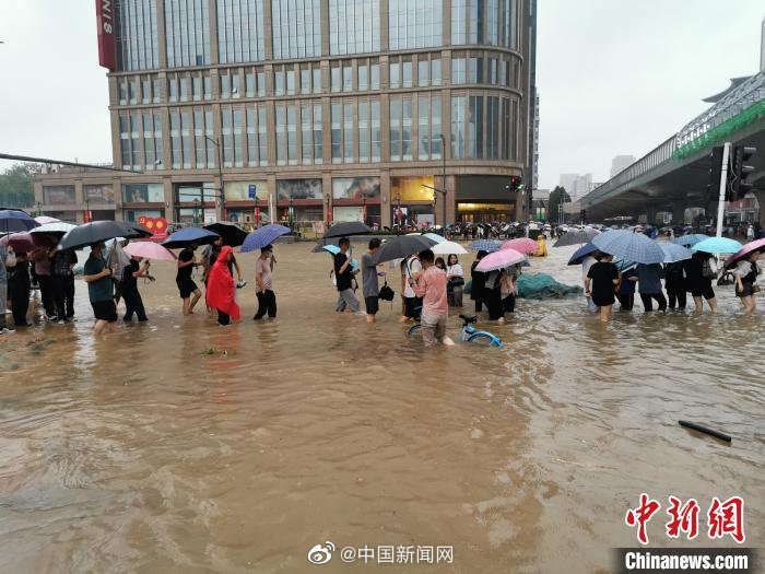 一张图告诉你河南暴雨有多大