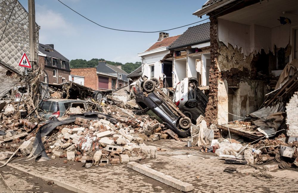 欧洲多地遭遇十几年来最严重洪灾 满目疮痍的惨重景象