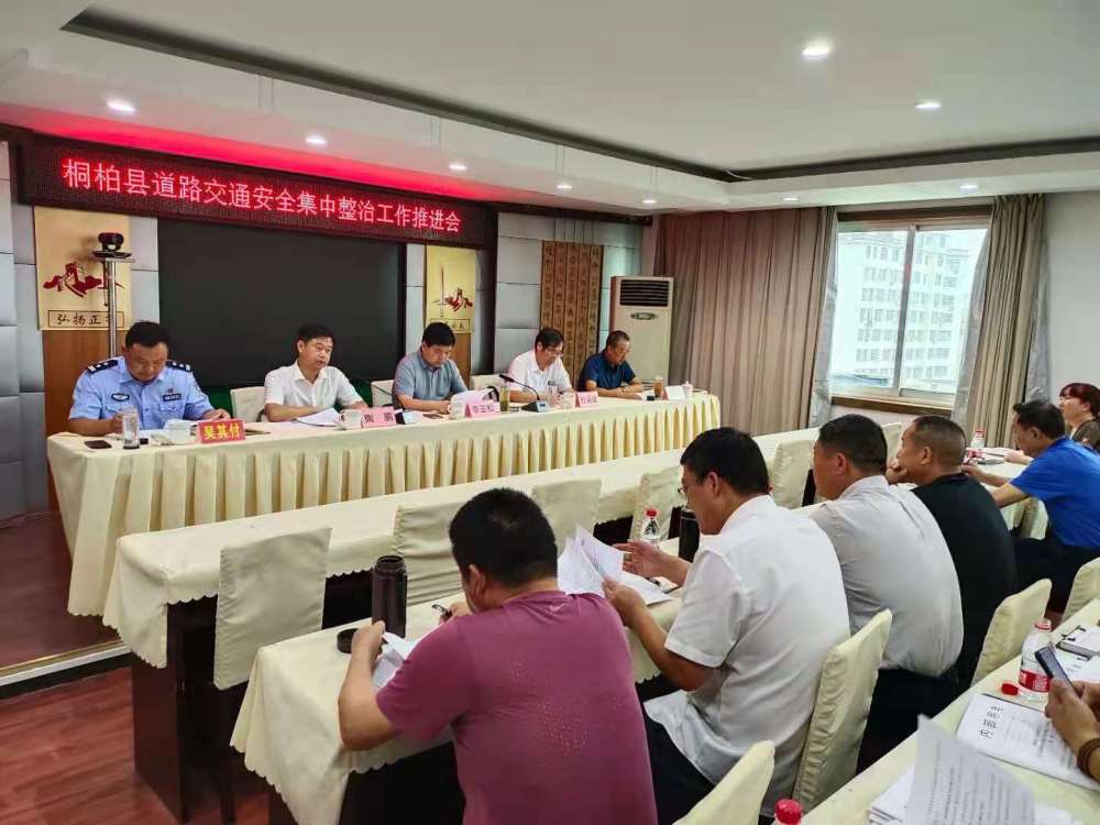 桐柏县召开道路交通安全集中整治工作推进会