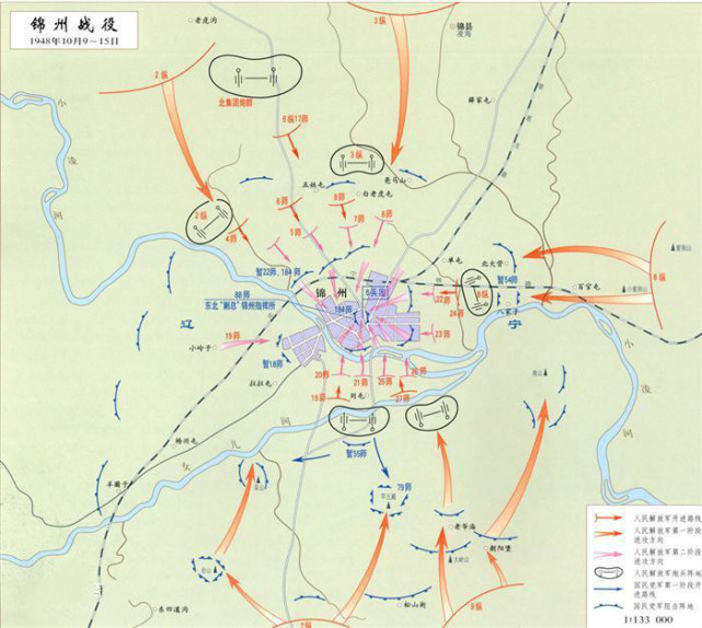 最后,从伤亡情况看,塔山阻击战激战6天,4纵,11纵等8个师的参战部队共