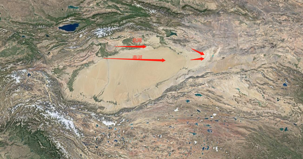 水经注记载塔里木盆地曾有两条大河,一南一北汇入罗布泊,可信否_腾讯